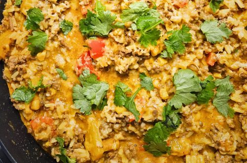 fajitaspannu korianterilla