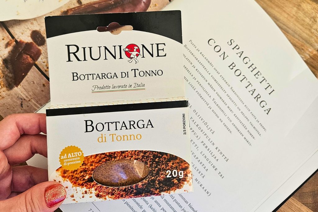 Bottargapaketti ja ruokakirja