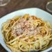 Bottargapasta lautasella